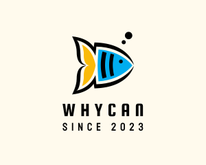 Angel Fish Aquarium Logo