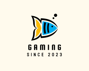 Pet Shop - Angel Fish Aquarium logo design
