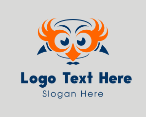 Professor - Hands Eyes Owl logo design