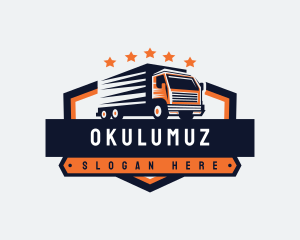 Fast - Truck Cargo  Express logo design