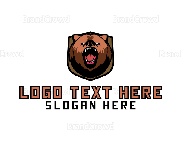 Wild Bear Gamer Logo