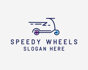 Scooter - Fast Motor Scooter logo design