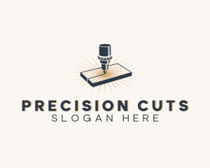 Laser Cutting Machinery logo design