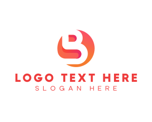 Application - Marketing Business Finance Letter B logo design