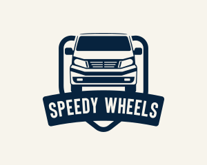 Van - SUV Van Transportation logo design