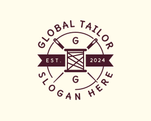 Thread Needle Tailoring logo design