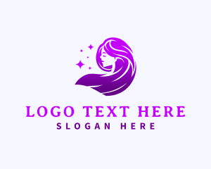 Woman Beauty Hair  Logo