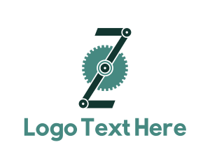 Pedal - Engine Letter Z logo design
