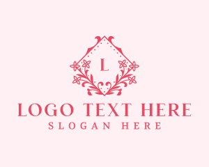 Wedding - Floral Fashion Jewelry logo design