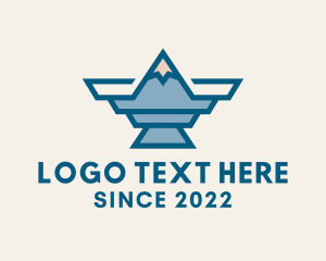 Eco - Wings Mountain Outdoor logo design