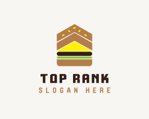 Sergeant Rank Burger logo design