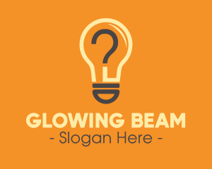 Light - Light Bulb Question logo design