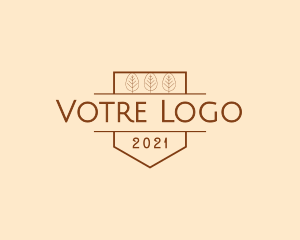 Latte - Natural Coffee Banner logo design
