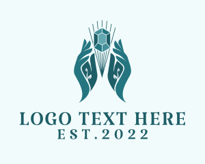 Horus - Celestial Magic Gemstone logo design