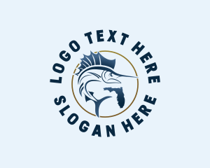 Aquatic - Florida Aquatic Sailfish logo design