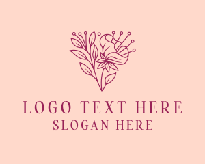 Daffodil Flower Blooming Logo