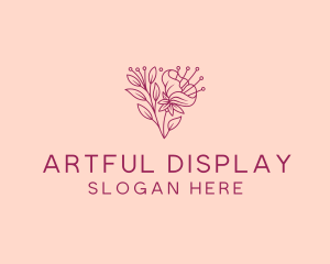 Daffodil Flower Garden logo design