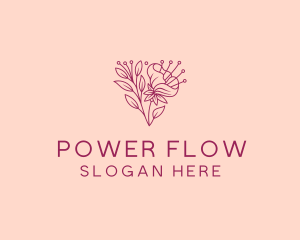 Daffodil Flower Garden logo design