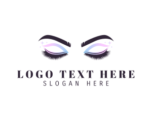 Cosmetic Tattoo - Beauty Eyelashes Salon logo design