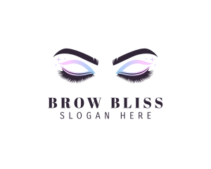 Beauty Eyelashes Salon logo design