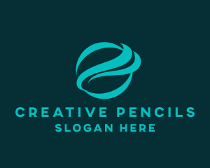 Creative Wave Planet logo design