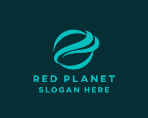 Creative Wave Planet logo design