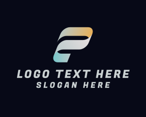 Motorsports - Modern Business Tech Letter P logo design