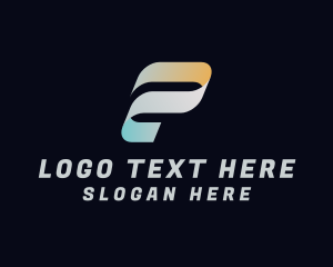 E Commerce - Modern Business Tech Letter P logo design