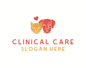 Cat Dog Care  logo design