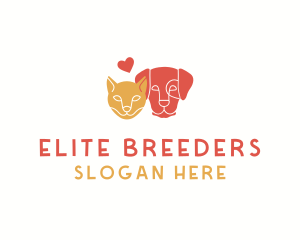 Cat Dog Care  logo design