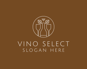 Sommelier - Minimalist Wine Bar logo design