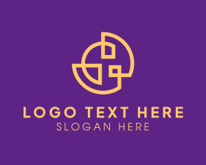 Ag - Golden Luxurious Letter G logo design