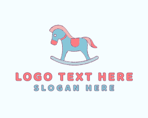 Toy - Nursery Horse Toy logo design