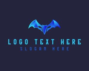 Superhero Bat Mask Logo