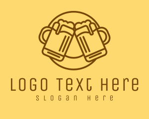 Bottle Shop - Beer Mug Cheers logo design