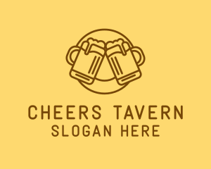 Beer Mug Cheers  logo design