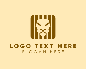 Mobile - Lion Face App logo design