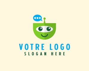 Automated - Chat Bot Tech logo design