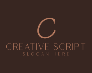 Luxury Script Business logo design