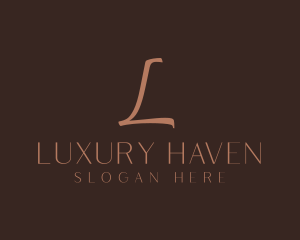 Luxury Script Business logo design