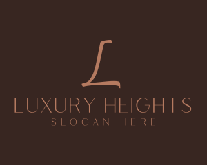 Luxury Script Business logo design