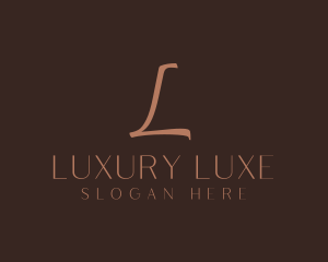 Luxury Script Business logo design