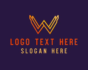 Technology Software Letter W Logo
