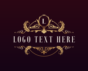 Luxury Wheat Ornament Logo