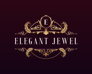 Luxury Wheat Ornament logo design