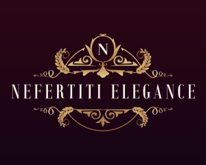 Luxury Wheat Ornament logo design