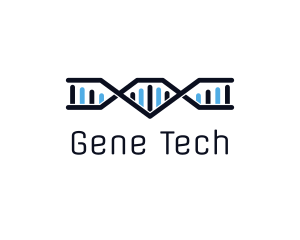 Gene - DNA Genetic Network logo design