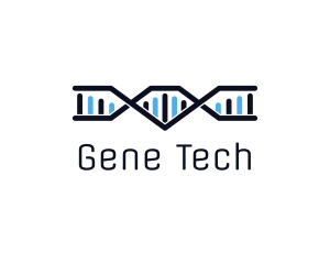 Genetics - DNA Genetic Network logo design