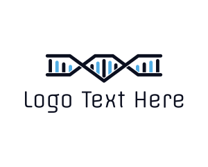 Genetics - DNA Genetic Network logo design