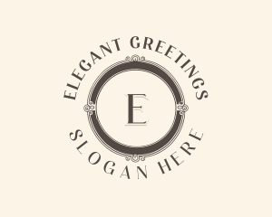 Elegant Wedding Styling logo design